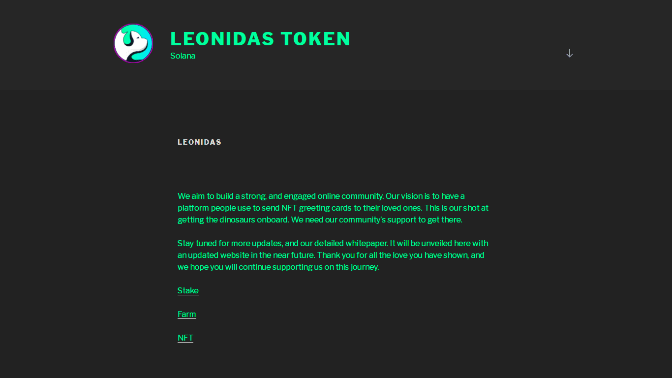 Sponsored Article - Leonidas Token