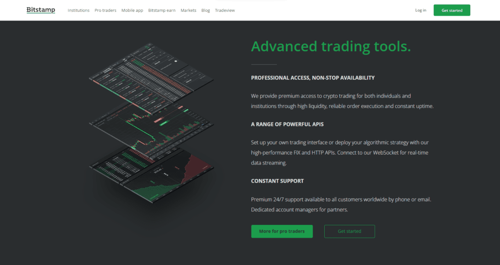 Bitstamp Review Advanced Trading Tools