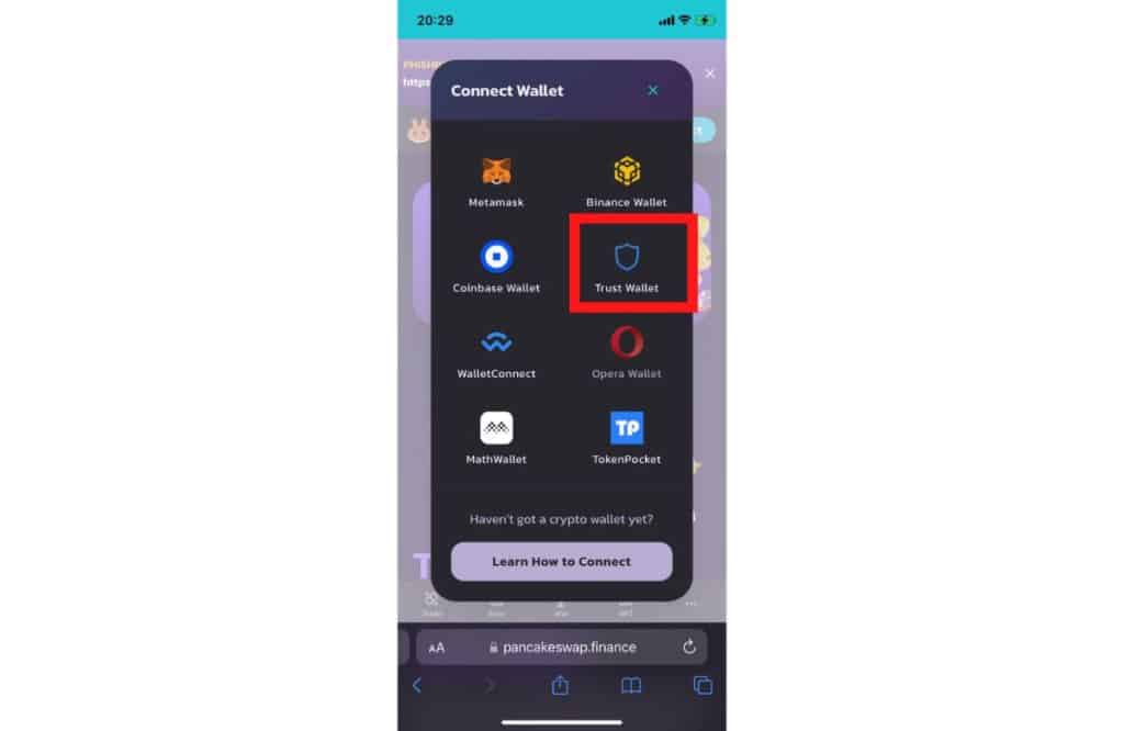 How To Enable Dapps On Trust Wallet Ios Step 2.4