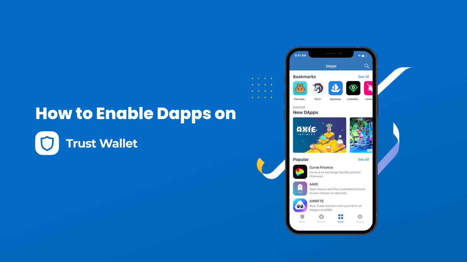 How To Enable Dapps On Trust Wallet Featured Image