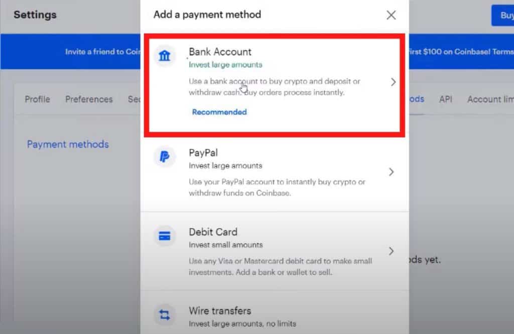 How To Withdraw Money From Coinbase Add Bank Account