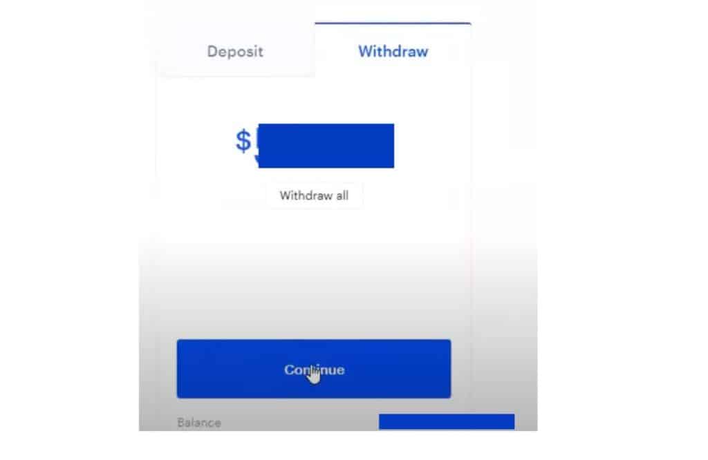How To Withdraw Money From Coinbase Press Continue