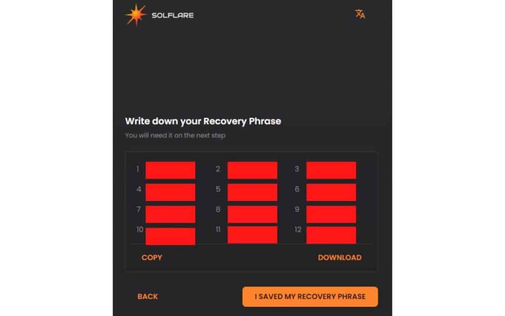 How To Stake Solana Setting Up Solflare Wallet Step 5