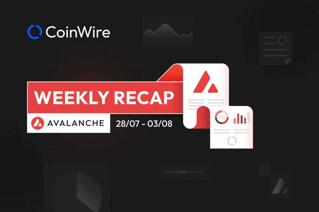 Avalanche Weekly Ecosystem Recap Jul 28 Aug 3 Featured Image