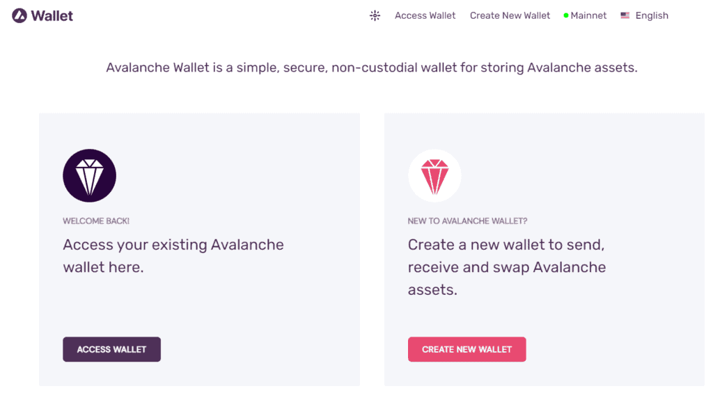 Best Avalanche Wallet Avalanche Web Wallet