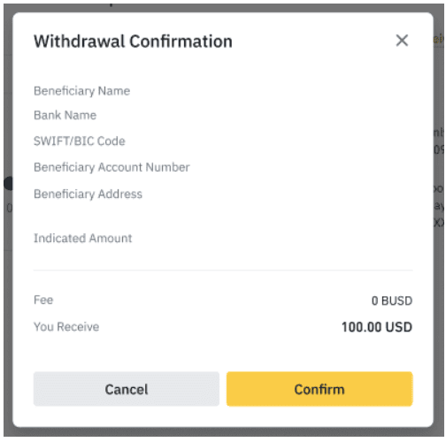 How To Withdraw From Binance Withdraw Fiat Step 4