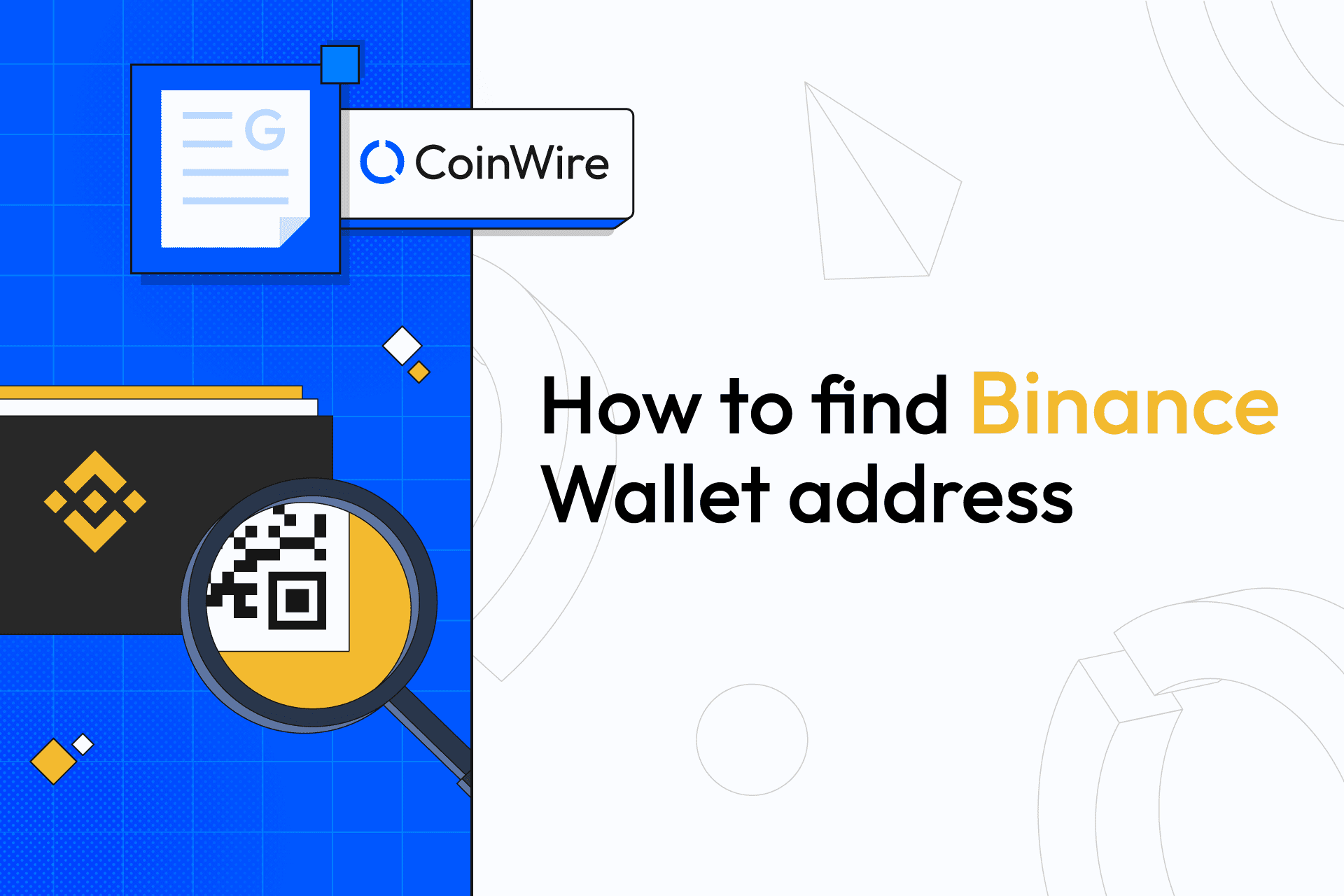 How To Find Binance Wallet Address Featured Image