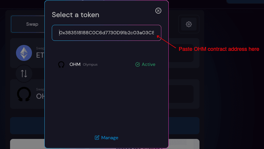 Buy Ohm Crypto