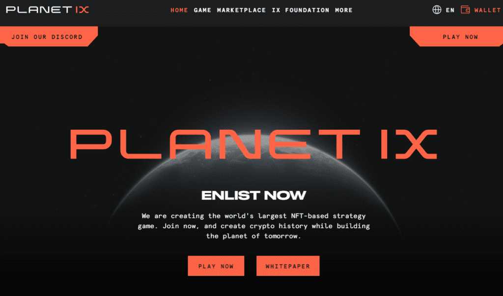 Planet Ix Assets Homepage