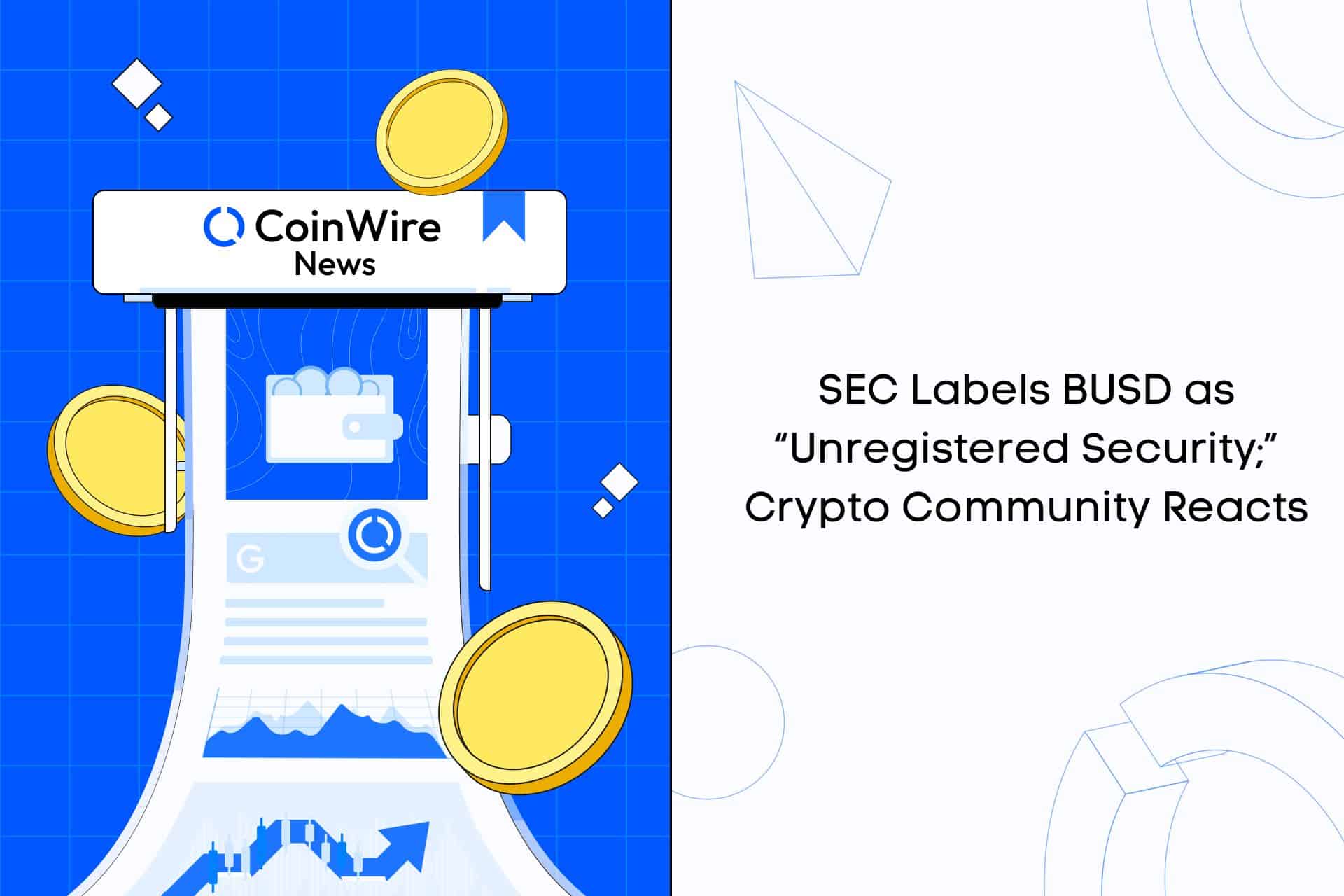 Sec Labels Busd As “Unregistered Security;” Crypto Community Reacts