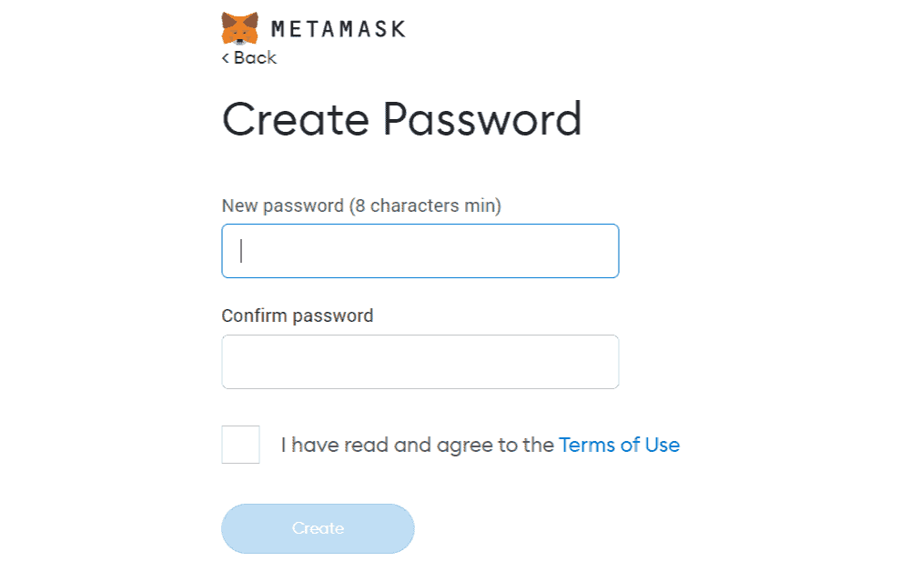 Create Password 1