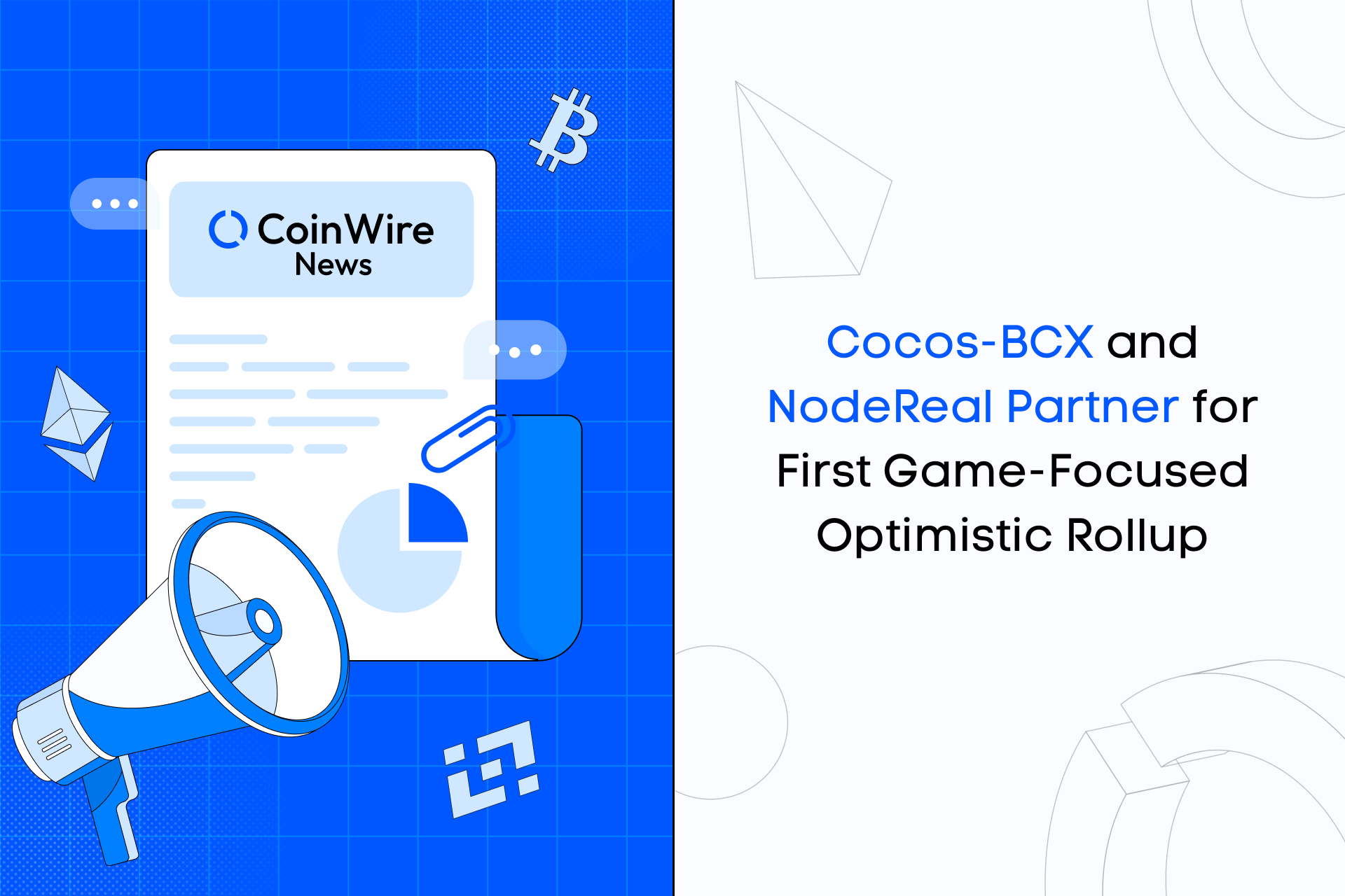 Cocos-Bcx And Nodereal Partner For First Game-Focused Optimistic Rollup