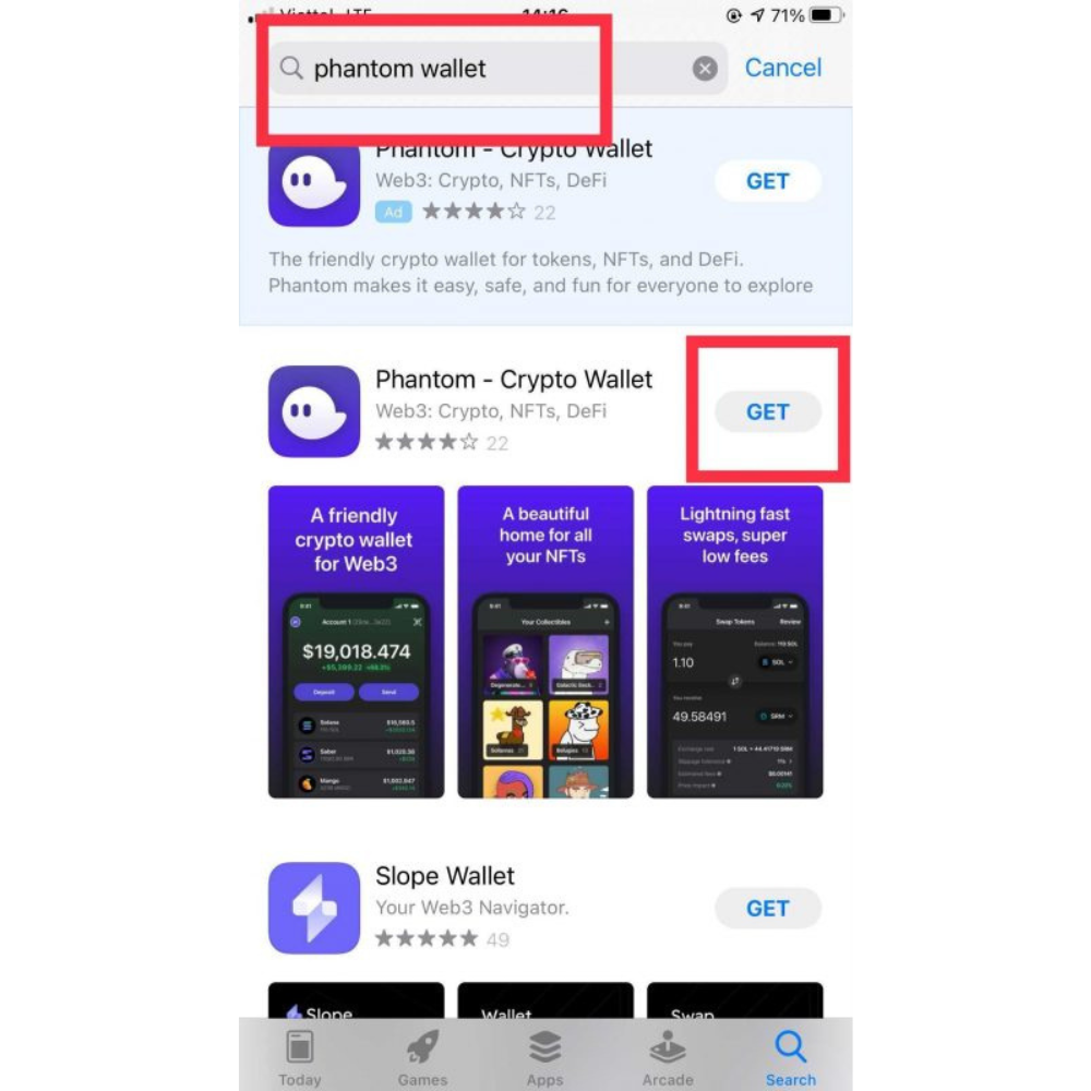 Down Load Phantom Wallet App On App Store