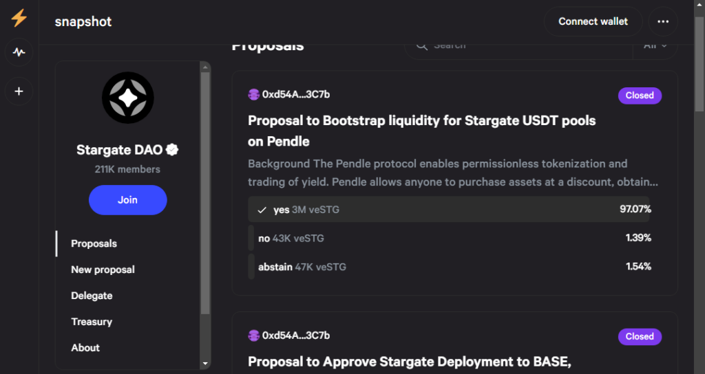 Stake And Vote On Stargate Finance Protocol