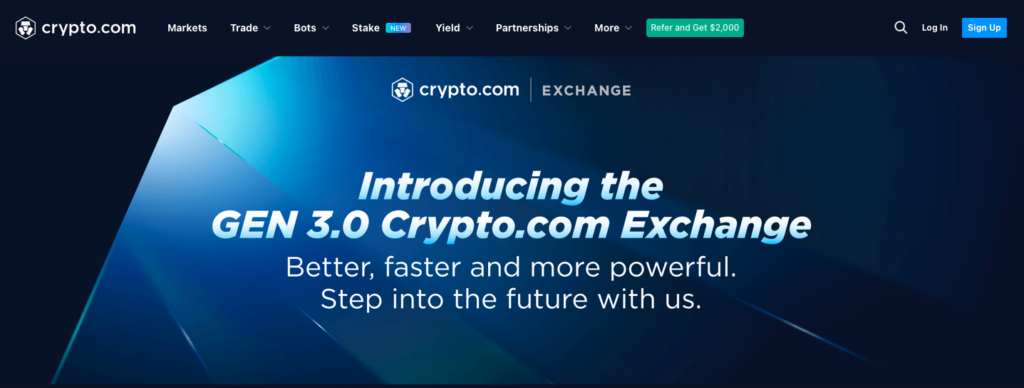 Cryptocom Homepage