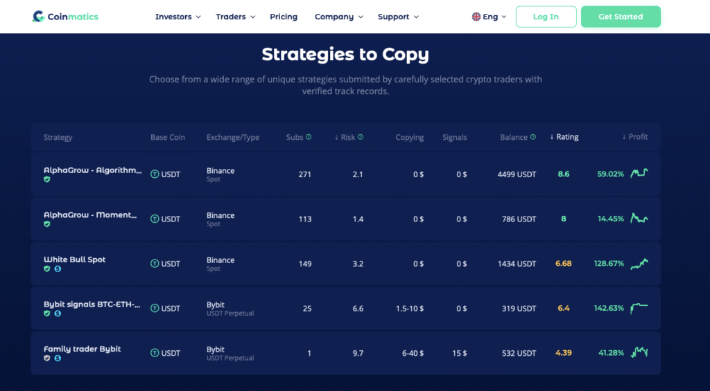 Coinmatics Top Software For Copying Professional Traders