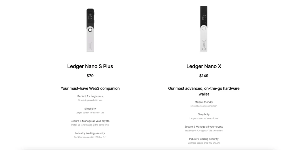 Ledger Nano S Plus Vs Nano X Price
