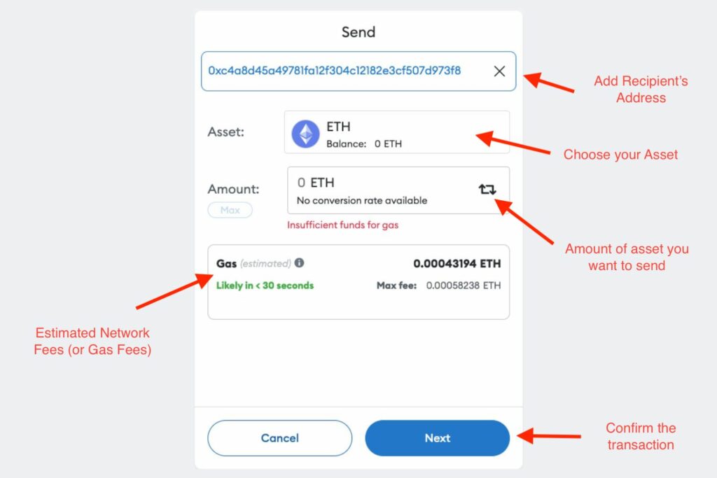 Send And Receive Crypto In Metamask Step 2