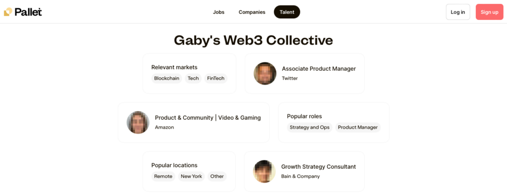Gabys Web3 Job Board Homepage
