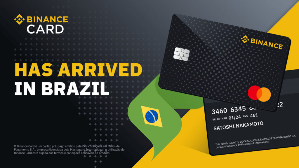 Binance And Mastercard Launch Prepaid Crypto Card In Brazil (Source: Binance)