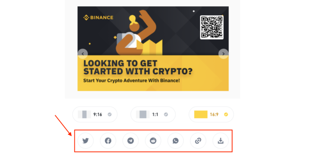 share your binance referral code step 3