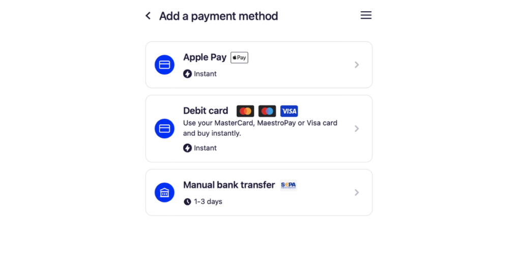 Add Payment Methods On Moonpay Account