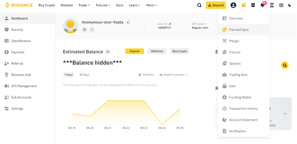 Withdraw Cash From Metamask To Binance Step 1.1