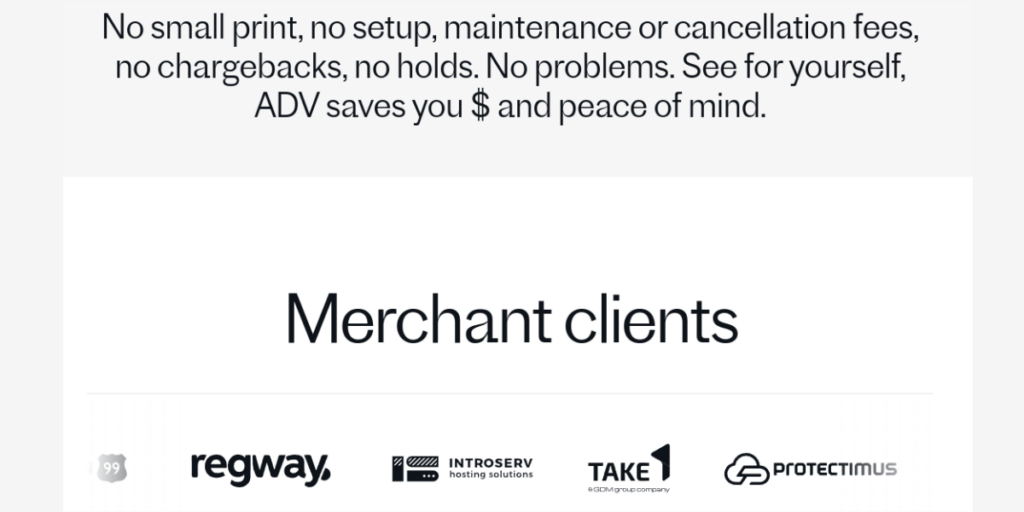 Advcash Features For General Merchants