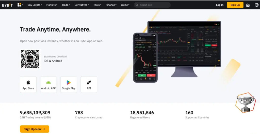 Bybit Trading Volume And Registered Users