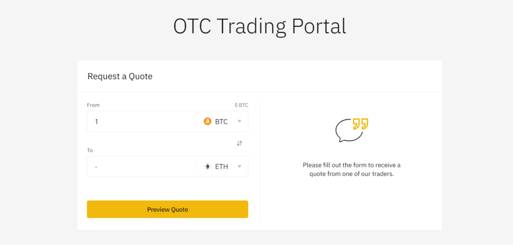 Binance Us Otc Trading Portal