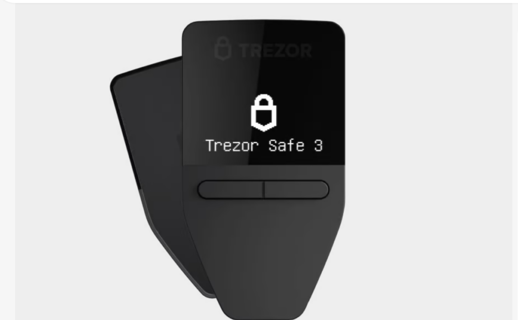 Trezor Safe 3 Hardware Wallet