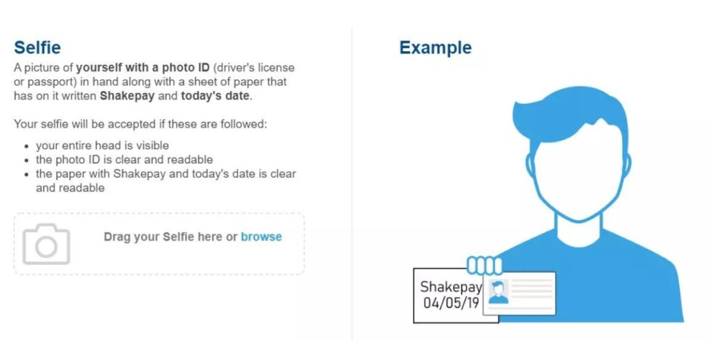 Completed Verification Process On Shakepay