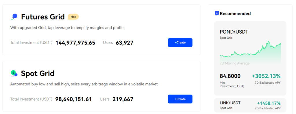 grid trading bots on bingx