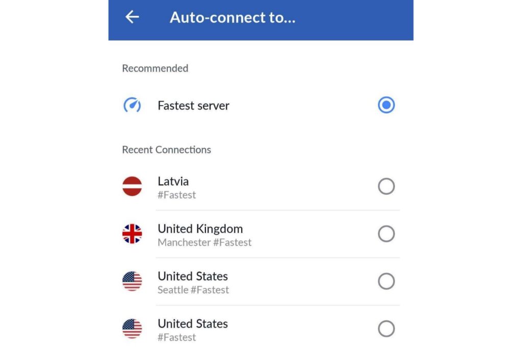 connect to a vpn server