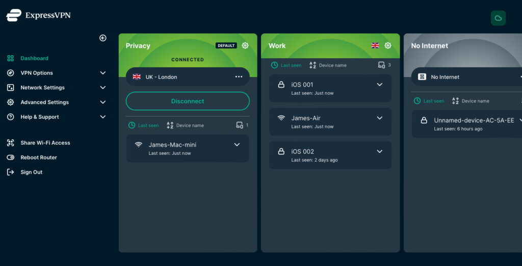 device and operating system support of expressvpn