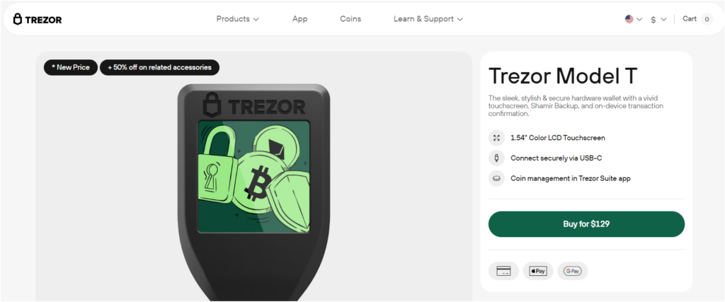 trezor model t