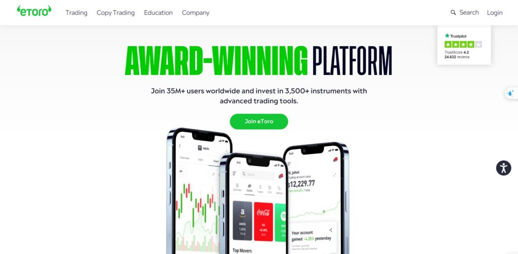 what is etoro